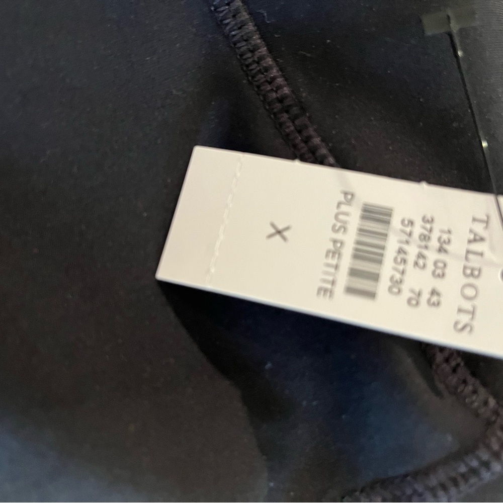 Talbots Black Plus Petite Leggings - Picture 2 of 3